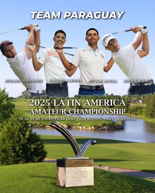 Golfistas paraguayos ante otro desafío: el Latin America Amateur Championship