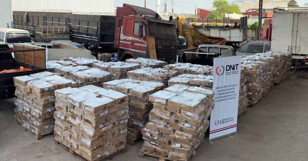 La Nación / Decomisan en Caaguazú camión que trasladaba 15.000 kilos de pollos de dudosa procedencia