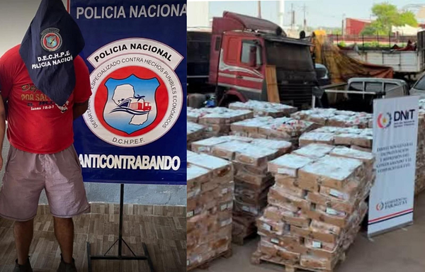 Ovetense es detenido con 15.000 kilos de pollo de contrabando - Noticiero Paraguay
