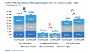 Importación bajo régimen de turismo cayó US$ 534 millones al cierre del 2024 | Locales | 5Días
