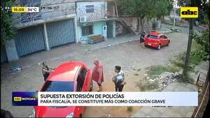 Video: supuesto caso de extorsión de policías sería más una “coacción grave”, según Fiscalía - ABC Noticias - ABC Color