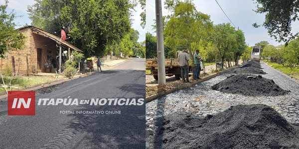 INICIAN LAS OBRAS DE REGULARIZACIÓN ASFÁLTICA EN LA AV. FULGENCIO YEGROS DE SAN JUAN DEL PNÁ. - Itapúa Noticias