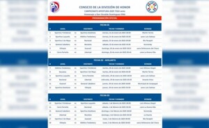 Torneo clausura Torneo Apertura arrancará el 24 de enero