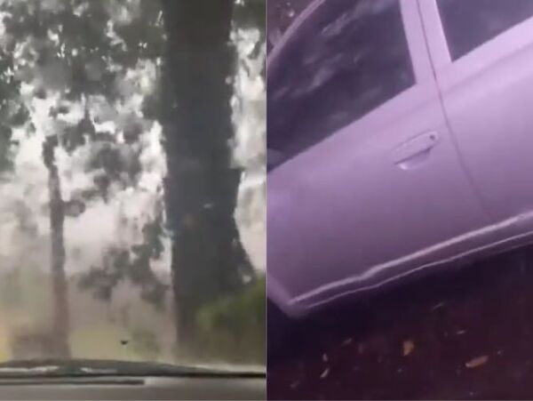 (VIDEO). Reportan caída de granizo en la zona de Itapúa
