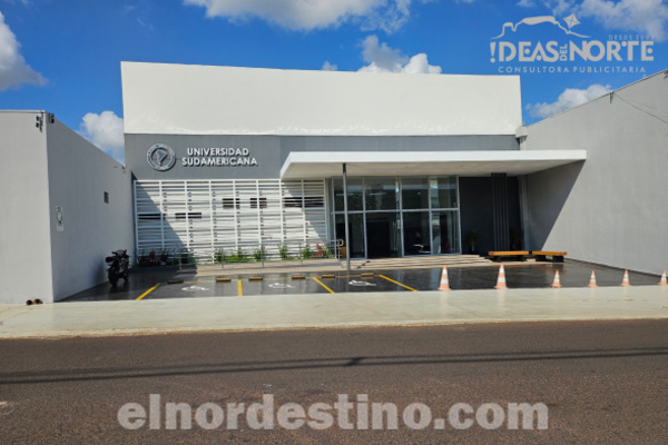 En Pedro Juan Caballero, Universidad Sudamericana renueva sus instalaciones y fachada para mayor comodidad de estudiantes - El Nordestino