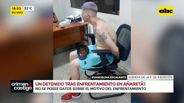 Video: un detenido tras enfrentamiento a tiros en zona de Aña Retã'i - ABC Noticias - ABC Color