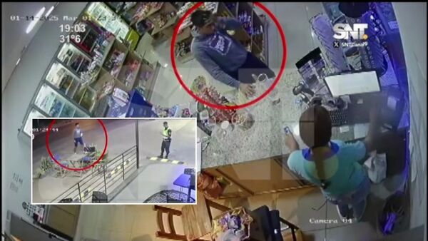 Policía fue testigo de un asalto - SNT