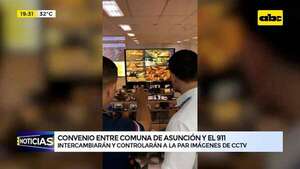 Video: Municipalidad de Asunción y el 911 intercambiarán imágenes de CCTV para “mejorar la seguridad” - ABC Noticias - ABC Color