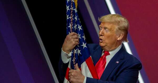 La Nación / Trump pasa por encima de la orden de Biden y asumirá con banderas izadas y no a media asta