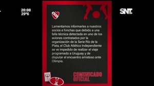 Encuentro entre Independiente y Olimpia suspendido - SNT