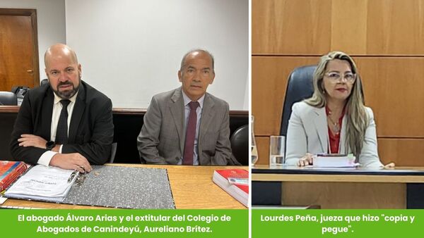 Jueza copió y pegó parte de otro fallo en la condena a extitular de Colegio de Abogados