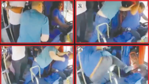 Hombre subió al micro y le tongueó al chofer