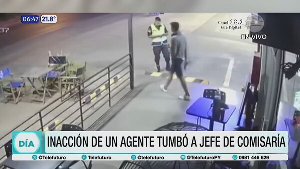 Agente policial superado por solitario asaltante en Luque