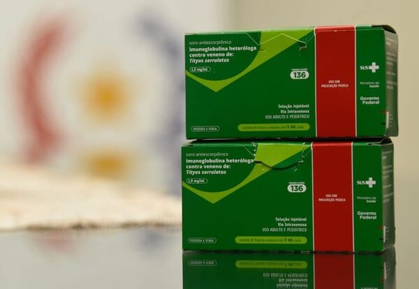 Ministerio de Salud recibe lote de suero antiescorpiónico