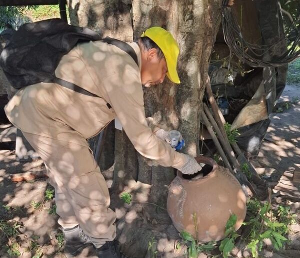 Eliminan miles de criaderos de mosquitos en San Lázaro y San Carlos del Apa - .::Agencia IP::.