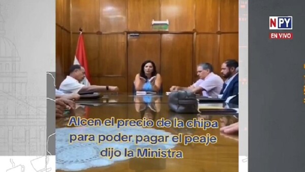 «Alcen el precio de la Chipa para pagar el peaje», dijo Ministra del MOPC