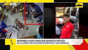 Video: Detienen a asaltante que dejó en ridículo a la Policía - ABC Noticias - ABC Color