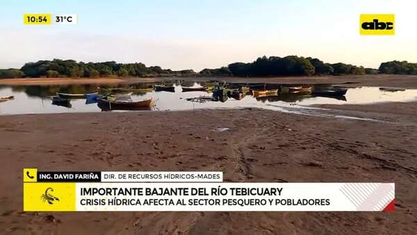 Bombeo de arroceros afecta los niveles de la cuenca del río Tebicuary - Nacionales - ABC Color