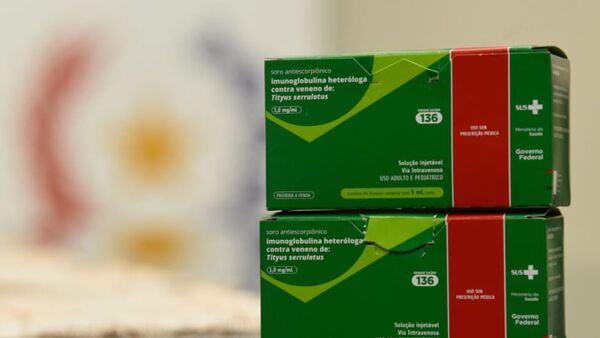 Ministerio de Salud recibió antídoto para picadura de alacranes