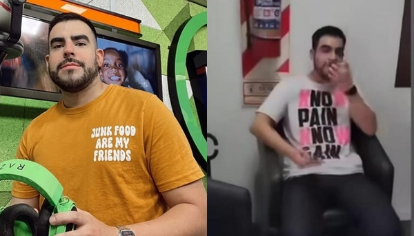 El enojo del locutor de "E40" con sus compañeros - Teleshow