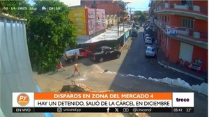 Salió de la cárcel y ahora le detienen por el tiroteo en el mercado 4