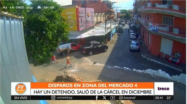 Salió de la cárcel y ahora le detienen por el tiroteo en el mercado 4