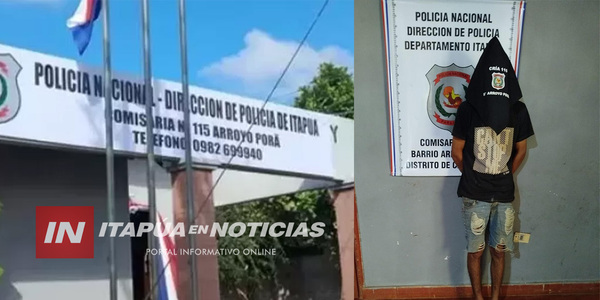 DETIENEN A JOVEN CON ORDEN DE CAPTURA POR SUPUESTO ROBO EN CAMBYRETÁ - Itapúa Noticias