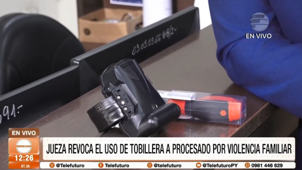 Revocan el uso de tobillera a procesado por violencia familiar