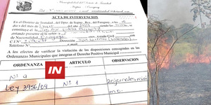 MUNICIPALIDAD DE TRINIDAD ENDURECE MEDIDAS CONTRA QUEMAS INDEBIDAS - Itapúa Noticias