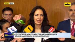 “Solo el 7% se invierte en infraestructura”: convocan a ministra para explicar aumento del peaje - ABC Noticias - ABC Color