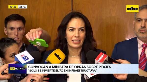 “Solo el 7% se invierte en infraestructura”: convocan a ministra para explicar aumento del peaje - ABC Noticias - ABC Color