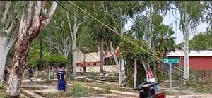 Temporal causa destrozos en Fuerte Olimpo - Noticias del Chaco - ABC Color