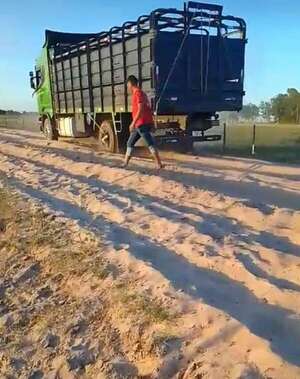 Venta de ganado en Ñeembucú impulsa la economía, pero los caminos desastrosos complican el traslado de los animales - Economía - ABC Color
