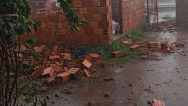 En medio de sequía y altas temperaturas, temporales causan destrozos en algunas zonas del país