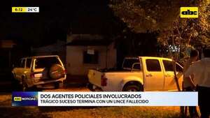 Intento de feminicidio: agentes policiales involucrados en trágico suceso  - ABC Noticias - ABC Color