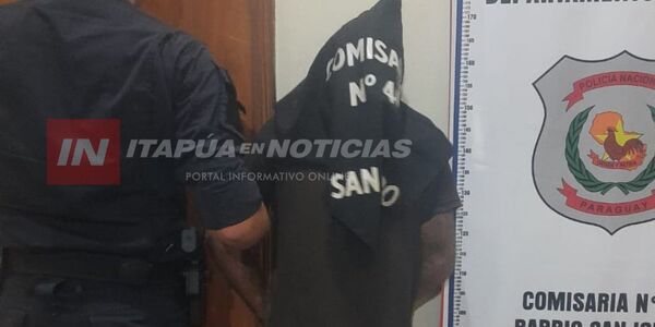 DETUVIERON A UN SUJETO SEÑALADO POR HABER APUÑALADO A UN HOMBRE  - Itapúa Noticias