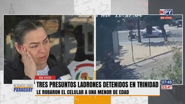 Policía atrapa a malvivientes que asaltaron a una menor universitaria