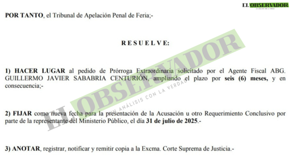 Cámara extiende plazo para investigar a funcionario de Dinac imputado por presunto narcotráfico