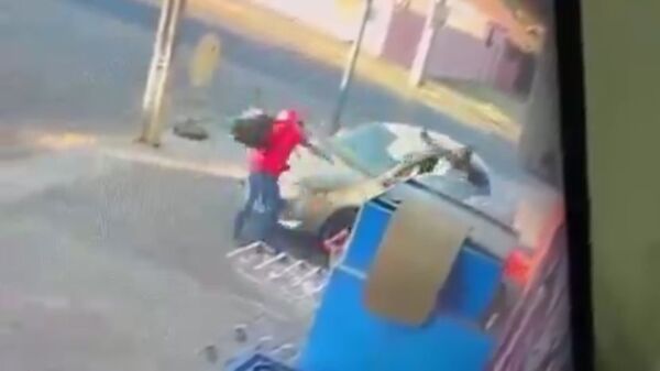 Video: Repartidor se enfrentó a un asaltante en San Lorenzo