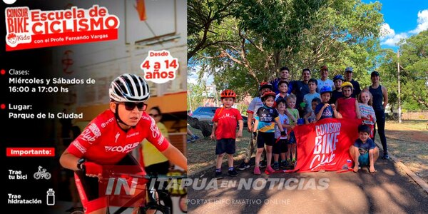 ÉXITO TOTAL DE LA ESCUELA DE CICLISMO «CONSUR BIKE KIDS» EN ENCARNACIÓN - Itapúa Noticias