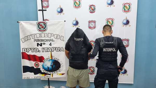 DETUVIERON A SUJETO CON ORDEN DE CAPTURA INTERNACIONAL EN ENCARNACIÓN - Itapúa Noticias