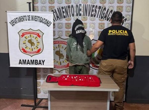 Policía detiene a ladrón de joyas en el fracción Sonia