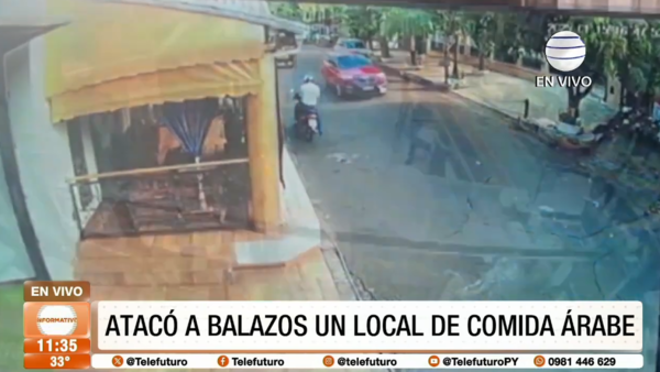Atacó a balazos un local de comida árabe