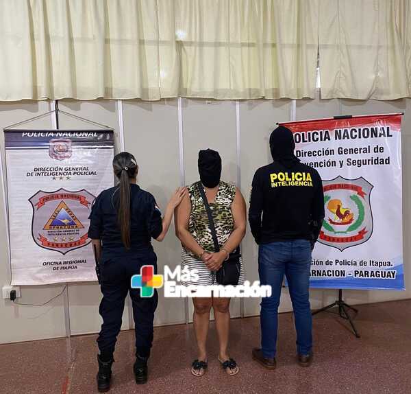 Detienen a mujer que sería integrante de la red de estafa que operaba desde la cárcel de Itapúa