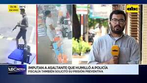 Video: ladrón que ridiculizó a policía está imputado y con pedido de prisión - ABC Noticias - ABC Color