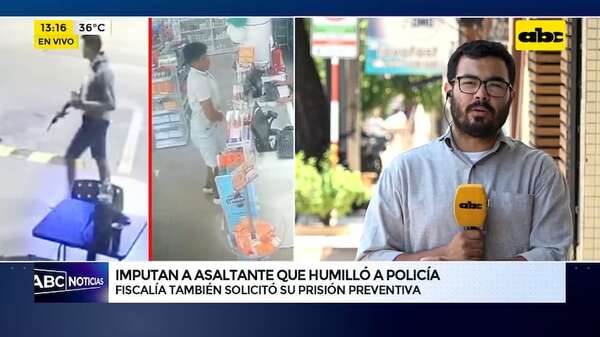 Video: ladrón que ridiculizó a policía está imputado y con pedido de prisión - ABC Noticias - ABC Color