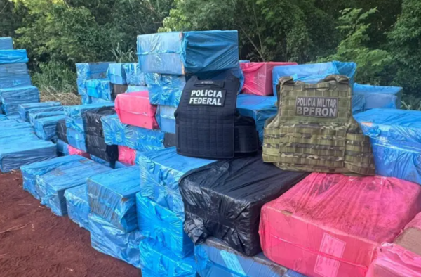 Lago Itaipú: Incautan 800 cajas de cigarrillos paraguayos