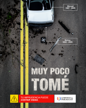 "Tu imprudencia puede costar vidas": Gobierno lanza nueva campaña de seguridad vial - .::Agencia IP::.