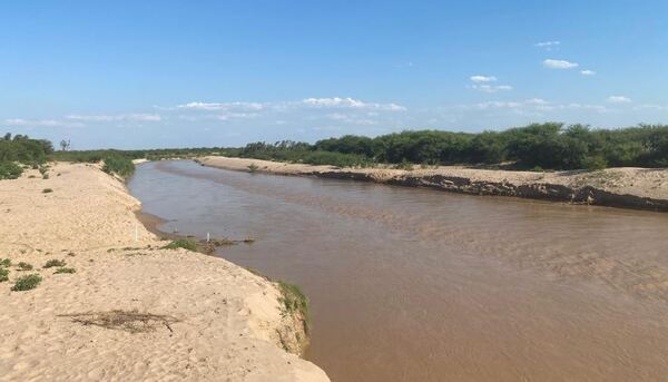 Río Pilcomayo muestra paulatino ascenso en zona de Pozo Hondo