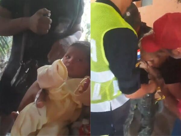 (VIDEO). Recuperan a la beba en Nanawa y detienen a la autora